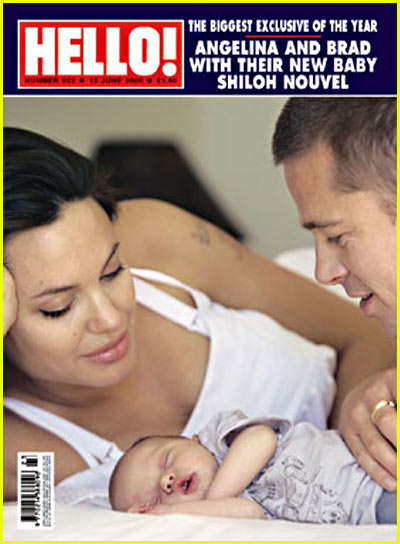 Shiloh Nouvel Jolie-Pitt's first baby picture Shiloh Nouvel Jolie-Pitt's first baby picture